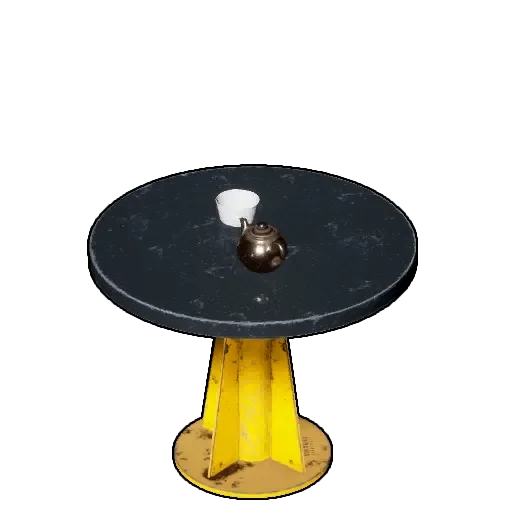 Round Iron Table